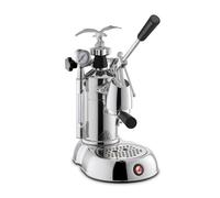 La Pavoni Milano, Macchina Caffè Espresso a Leva LPLMLN01EU, Riscaldamento a Caldaia con Manometro, Serbatoio Acqua 1,6L, 2 Portafiltri da 52 mm e Filtro 1/2 Tazze/Competizione, 950 W, Ottone Cromato
