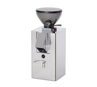 La Pavoni New Kube Mill, Macinacaffè LPGKBS02EU, Tramoggia da 150 g e Macine Piatte da 50 mm, Manopola Easy Setting, Sistema Anti-Vibrazione, 310 W, Cromo Lucido