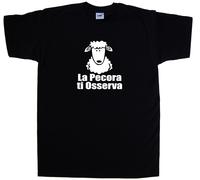 La Pecora ti Osserva Maglietta Simpatica