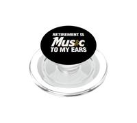 La pensione è musica per le mie orecchie PopSockets PopGrip per MagSafe