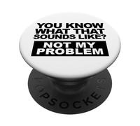 La pensione non è un mio problema PopSockets PopGrip Adesivo