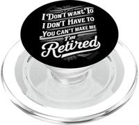 La pensione Non Voglio Te Non Posso Rendermi In Pensione PopSockets PopGrip per MagSafe