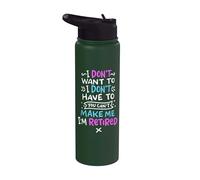 La pensione Non Voglio Te Non Posso Rendermi In Pensione Stainless Steel Insulated Water Bottle