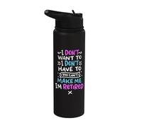 La pensione Non Voglio Te Non Posso Rendermi In Pensione Stainless Steel Insulated Water Bottle