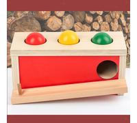 La Permanenza di Oggetto Montessori Scatola Di Legno Del Giocattolo Vassoio e