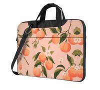 La pesca dipinta della primavera ha stampato la borsa a tracolla della borsa a tracolla del computer portatile facile da usare quando si viaggia per affari a 15,6 pollici