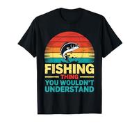 La pesca è il mio posto felice che non capiresti pescatore Maglietta