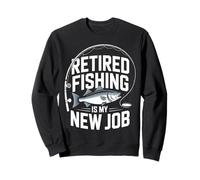 La Pesca in Pensione è Il Mio Nuovo Lavoro Pensione Divertente Felpa