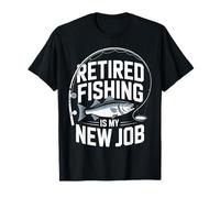 La Pesca in Pensione è Il Mio Nuovo Lavoro Pensione Divertente Maglietta