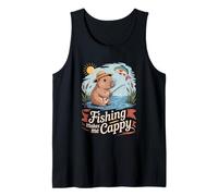 La Pesca Mi Rende Cappy Fisherman Capybara Angler Canotta