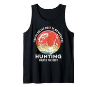 La Pesca risolve la Maggior Parte dei Miei Problemi La Caccia risolve Il Resto Canotta