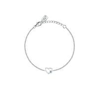 La Petite Story Bracciale Donna Argento 925‰ Zirconi Argento Collezione Cuore - LPS05AWV05, argento 925‰
