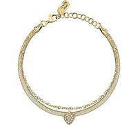 La petite story Bracciale doppio placcato oro con cuore Love LPS05ASD46