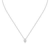 La Petite Story Collana Argento Doppio Cuore Zirconi - Collana
