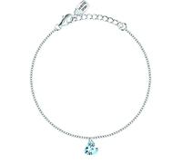 La petite story Delicato Bracciale Argento Con Cuore Azzurro - Bracciale