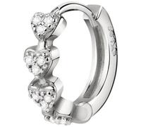 Orecchino singolo LA PETITE STORY 4 cuori cristalli bianchi LPS02ARQ106