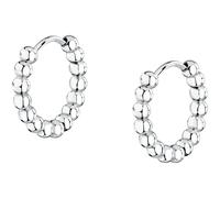 LA PETITE STORY Orecchini Donna in Acciaio a Cerchio con Sfere, Collezione EARRINGS, Regalo Amica - LPS01AYQ132