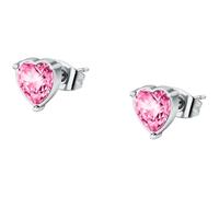 LA PETITE STORY Orecchini Donna in Acciaio, Cristalli, Forma a Cuore, Collezione EARRINGS - LPS01AYQ124