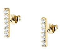 LA PETITE STORY Orecchini Donna in Argento 925‰., Zirconi, a Barra Lunga, Collezione SILVER, Idee Regalo Amica
