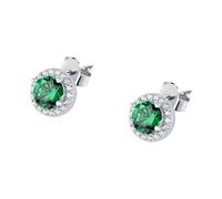 La Petite Story Orecchini In Argento Con Zirconi Verdi Lps01Awv03 - Orecchini
