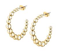 La Petite Story Orecchini Rotondi Placcati Oro Lps01Ayq133 - Orecchini