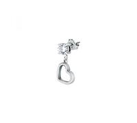 LA PETITE STORY Single Earrings Orecchini Donna in Acciaio, Zirconi - LPS02AQM58