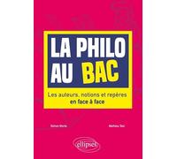 La philo au bac. Les auteurs, notions et repères en face à face