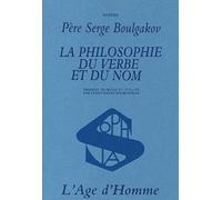 La philosophie du verbe et du nom