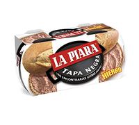 La Piara Coperchio nero Patè di ficaro di maiale - Confezione da 2 x 115 g - Totale 230 g