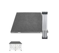 La Piattaforma Pieghevole Portatile Adjuble è Un Sistema modulare Che Si Adatta a Diversi Eventi. È Disponibile nelle Dimensioni 3x3 Piedi e 4x4 Piedi, Il Che la Rende Ideale per Auditorium