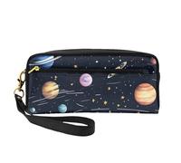 La piccola borsa di trucco della famiglia solare, doppio ha parteggiato il sacchetto del cuoio di CasePU