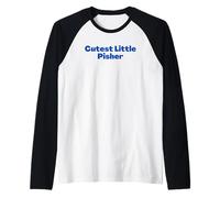 La Piccola pescatrice più Carina Yiddish Maglia con Maniche Raglan