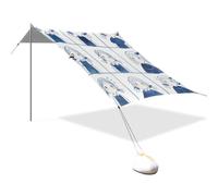La piccola principessa indossa tenda da spiaggia e baldacchino UPF50+