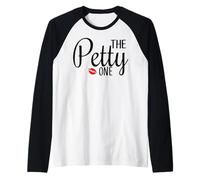 La piccola ragazza divertente cugini damigelle fuga Maglia con Maniche Raglan