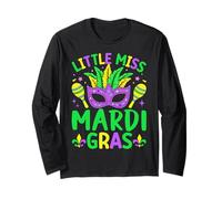 La Piccola Signorina Mardi Gras Maglia a Manica