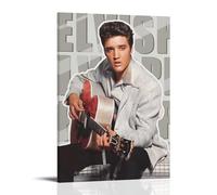 La pittura a olio di Elvis Presley è resistente, impermeabile e facile da pulire in stanze, salotti, camere da letto, cucine e facile da montare.Stile telaio: 40 x 60 cm