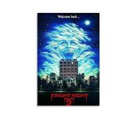 La pittura a olio di Fright Night 2 è durevole, impermeabile e facile da pulire in stanze, salotti, camere da letto, cucine e facile da montare senza cornice, 30 x 45 cm
