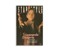 La pittura a olio di Leonardo DiCaprio è durevole, impermeabile e facile da pulire in stanze, salotti, camere da letto, cucine e facile da montare senza cornice, 60 x 90 cm