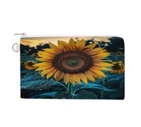 La più bella borsa della moneta del girasole mini del sacchetto della moneta del sacchetto della borsa della moneta con il keychain borsa della moneta portatile