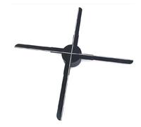 La Più Calda Pubblicità For Interni Naked Eyes 3D Hologram LED Fan Con App Wifi La Doppia Lama