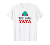 La più Grande Nonna Greca Yaya del Mondo Maglietta