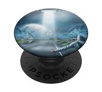 La più grande stampa aliena UFO PopSockets PopGrip Adesivo