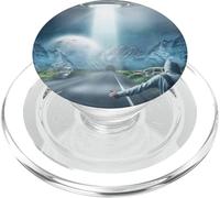 La più grande stampa aliena UFO PopSockets PopGrip per MagSafe