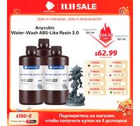 La più recente resina ANYCUBIC ABS-Like V2 lavabile in acqua 405nm resina fotopolimerica ABS resina 3D ad alta precisione per stampante LCD 3D