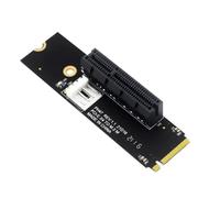 La più recente scheda riser NGFF M.2 a PCI-E 4X M2 M Key per adattatore PCIe X4 con indicatore LED SATA Power Riser
