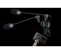 La Piuma-2 Concertina Microfono con Due Flessibile Micro Colli d'oca di Myers Pickups