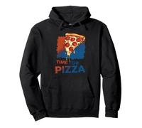 La Pizza Chiama Grafico al Formaggio peperoni Felpa con Cappuccio
