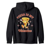 La Pizza è Il Mio Fidanzato o mia Fidanzata retrò Vintage Felpa con Cappuccio