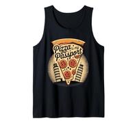 La Pizza è Il Mio passaporto Cibo Italiano Viaggi Amore Canotta