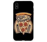 La pizza è il mio passaporto Cibo italiano Viaggi Amore Custodia per iPhone XS Max